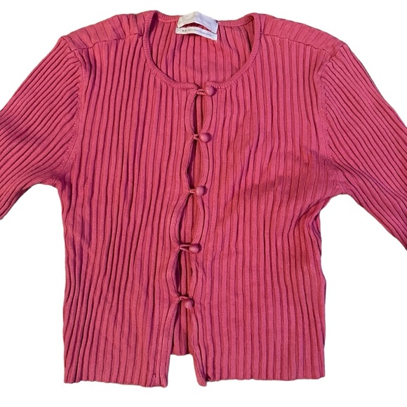 Urban Outfitters Pink Long Sleeve Cardigan Size Medium - Picture 4 of 5